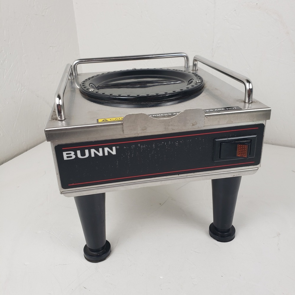 BUNN RWS1 Single Coffee Decanter Warmer Stainless Steel 12203.0010 120V 100W